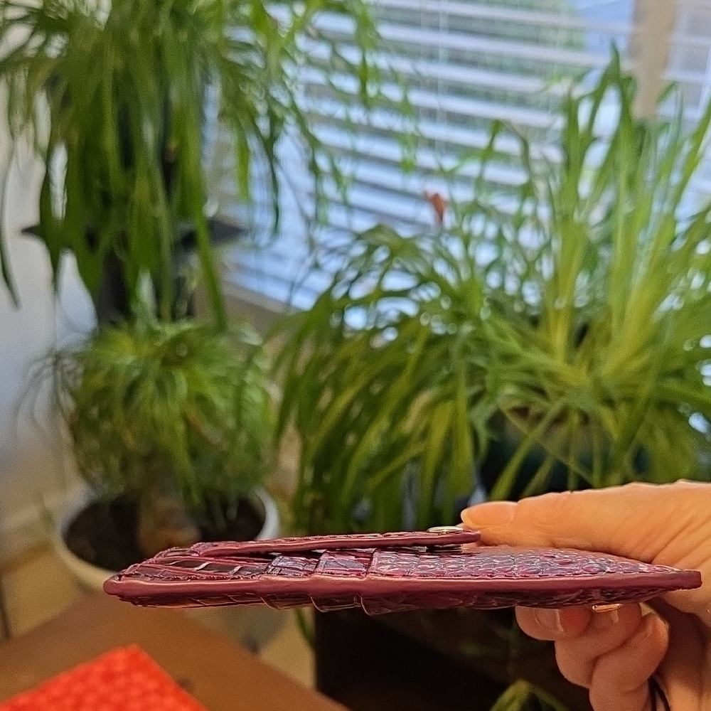 Brahmin Lennon Credit Card Wallet in Sugar Plum Melbourne. NWT. - Picture 5 of 14